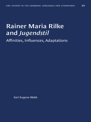 cover image of Rainer Maria Rilke and Jugendstil
